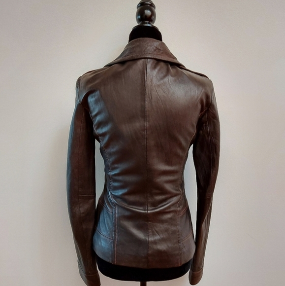 DANIER real leather jacket size small - Picture 4 of 6